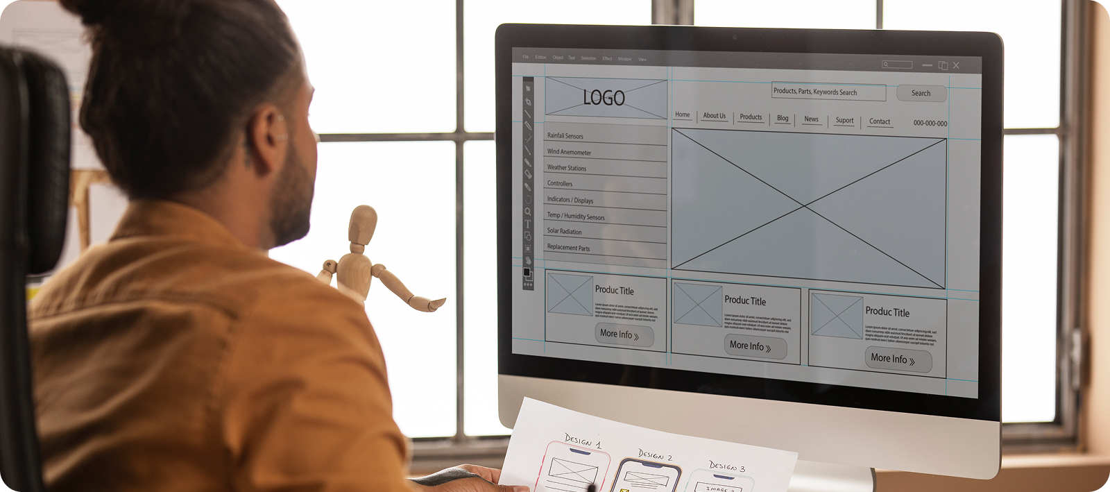Photo illustrating responsive web design considerations 7