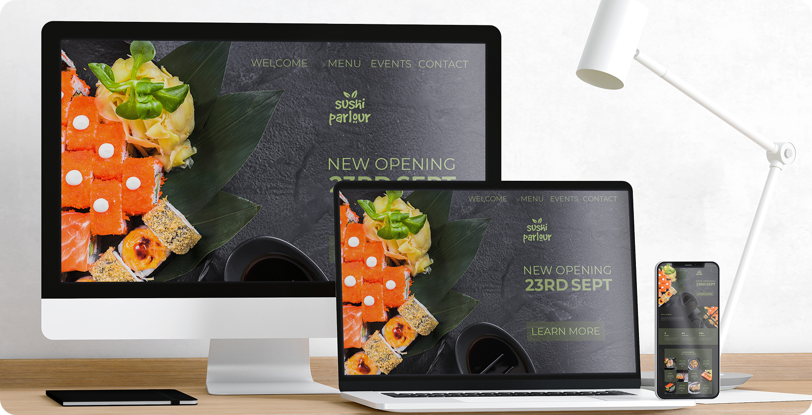 Photo illustrating responsive web design considerations