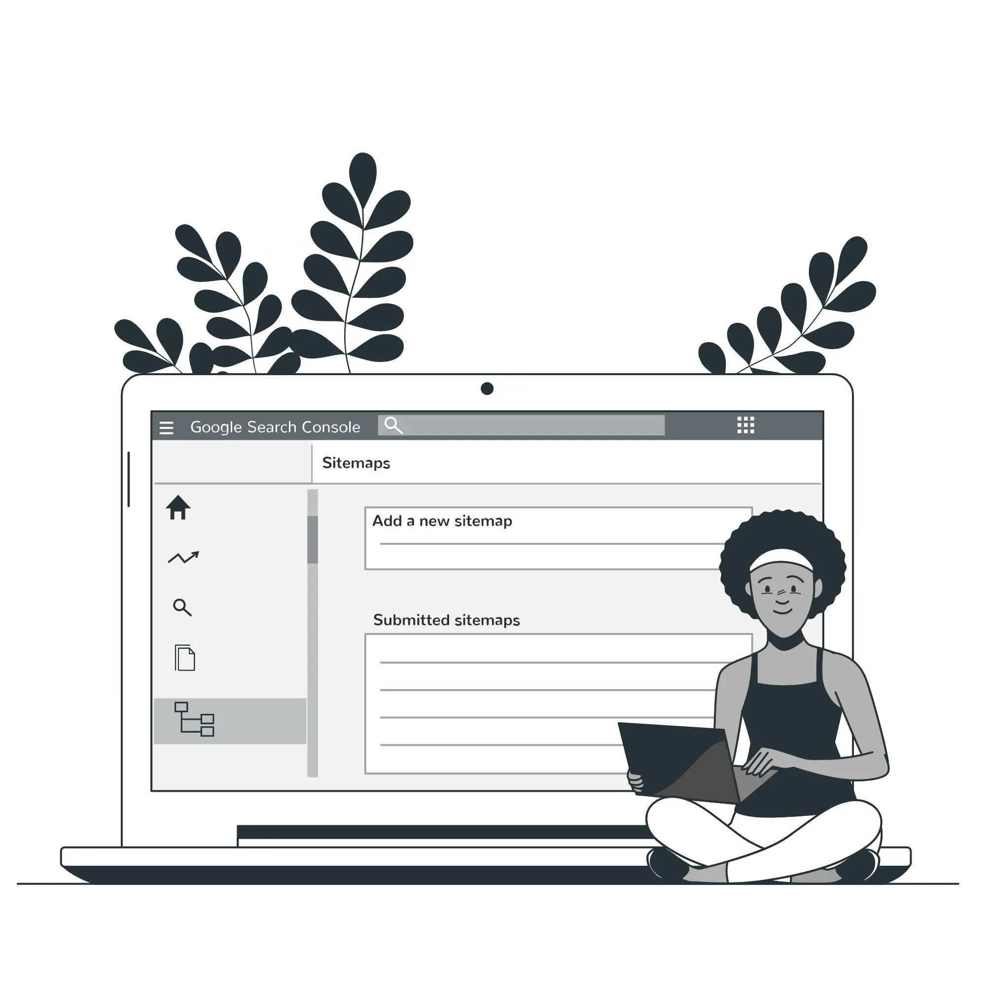 Illustration of google sitemap
