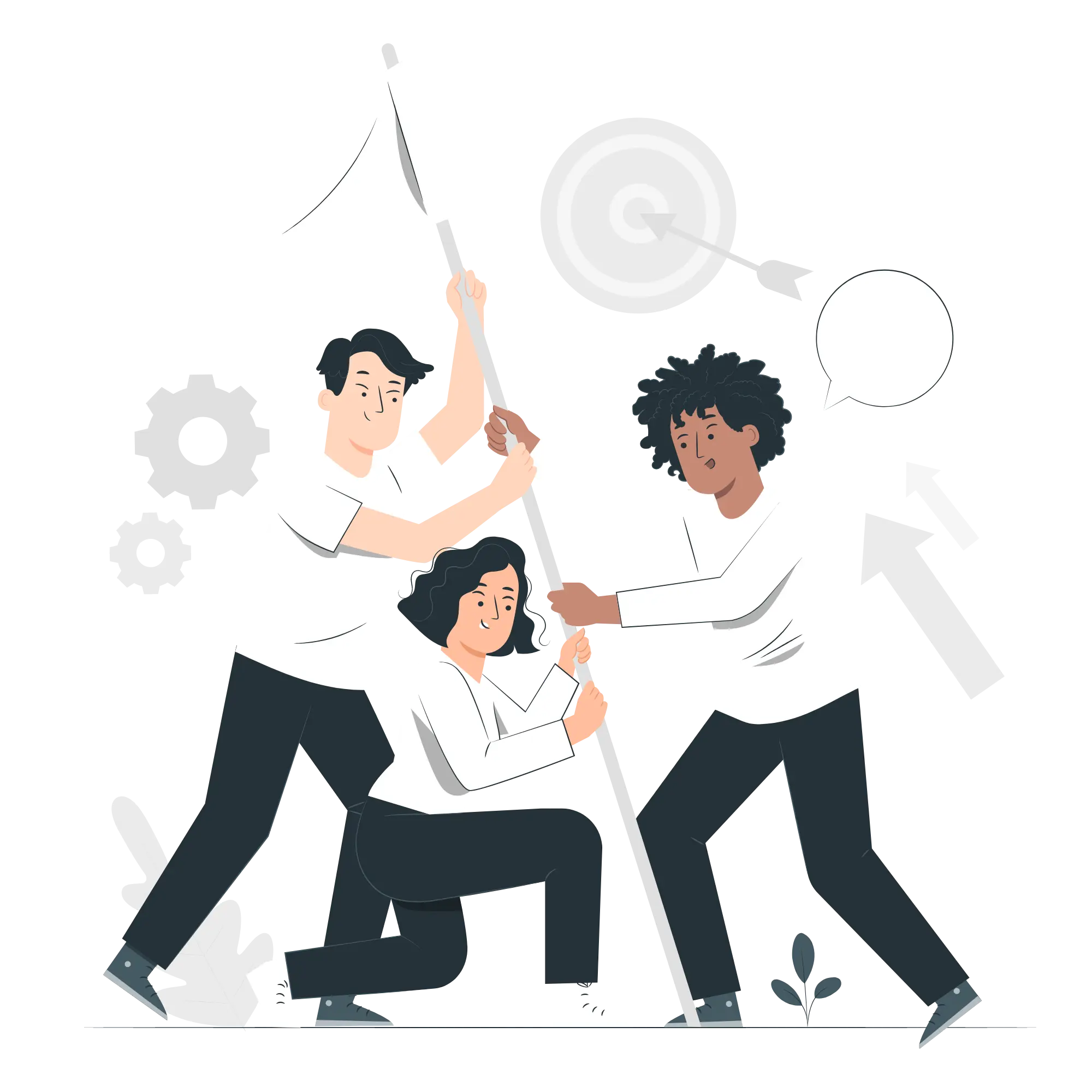 Illustration of team goals