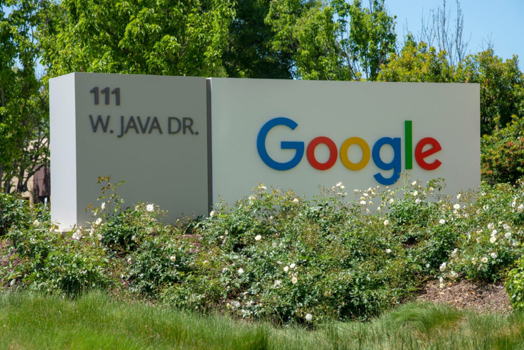 Photo illustrating google search network vs display network