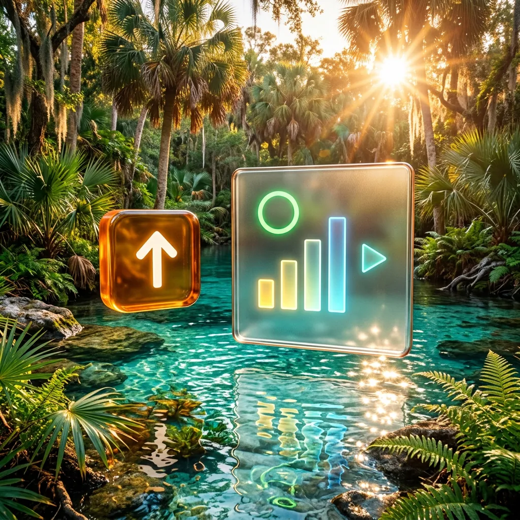 Performance chart for a streaming ad campaign
