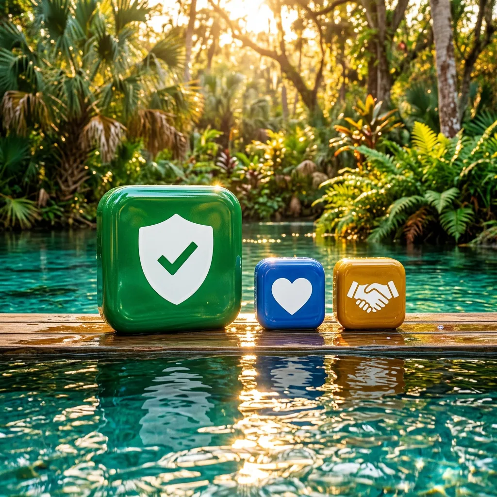 Trust and verification badges across review platforms