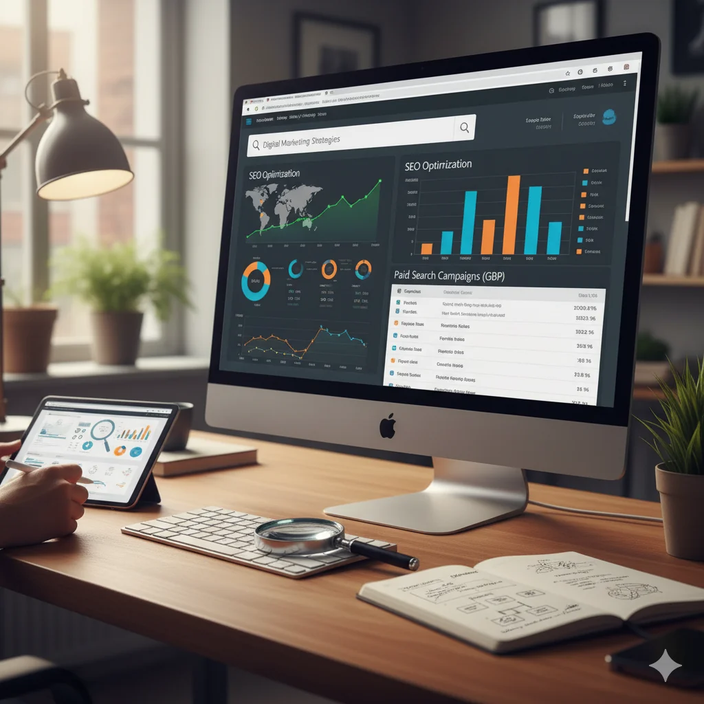 Performance reporting dashboard from a digital marketing agency in Sarasota